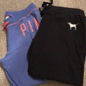 Pink Capri sweatpants